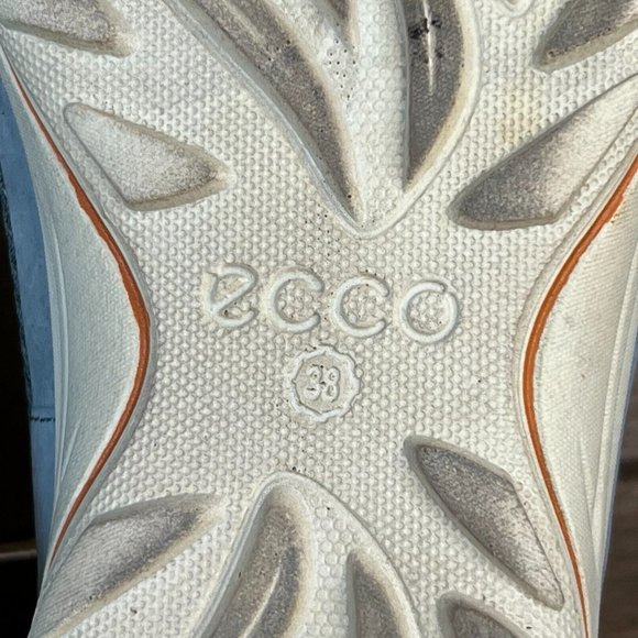 Womens Ecco Arizona Ballet Light Blue Slip On Flats Shoes Size 38 US 7-7.5 M GUC - Picture 7 of 7